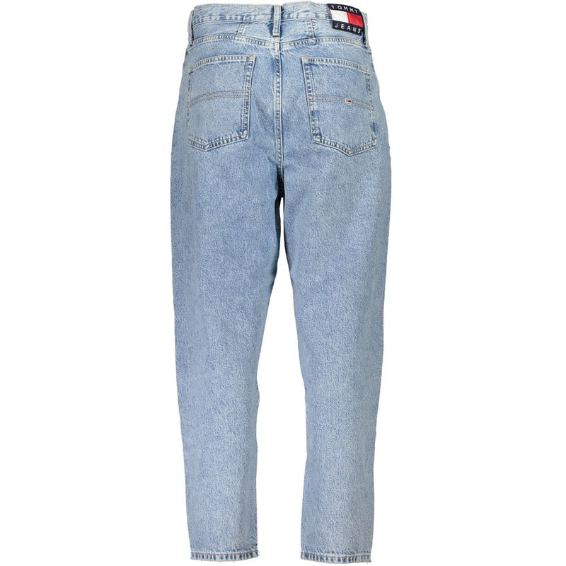 Light Blue Cotton Jeans & Pant