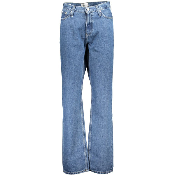 Blue Cotton Jeans & Pant