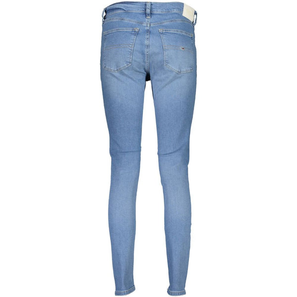 Light Blue Cotton Jeans & Pant