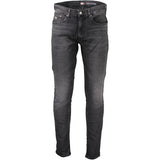 Black Cotton Jeans & Pant