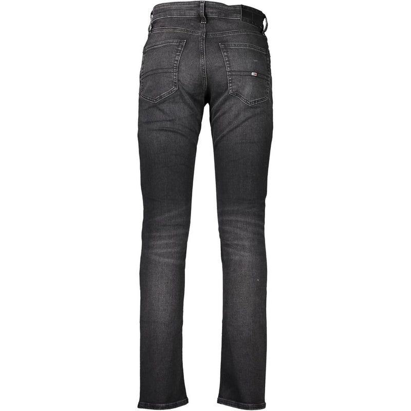 Black Cotton Jeans & Pant