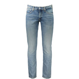 Blue Cotton Jeans & Pant