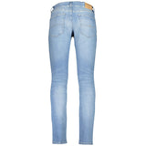 Light Blue Cotton Jeans & Pant