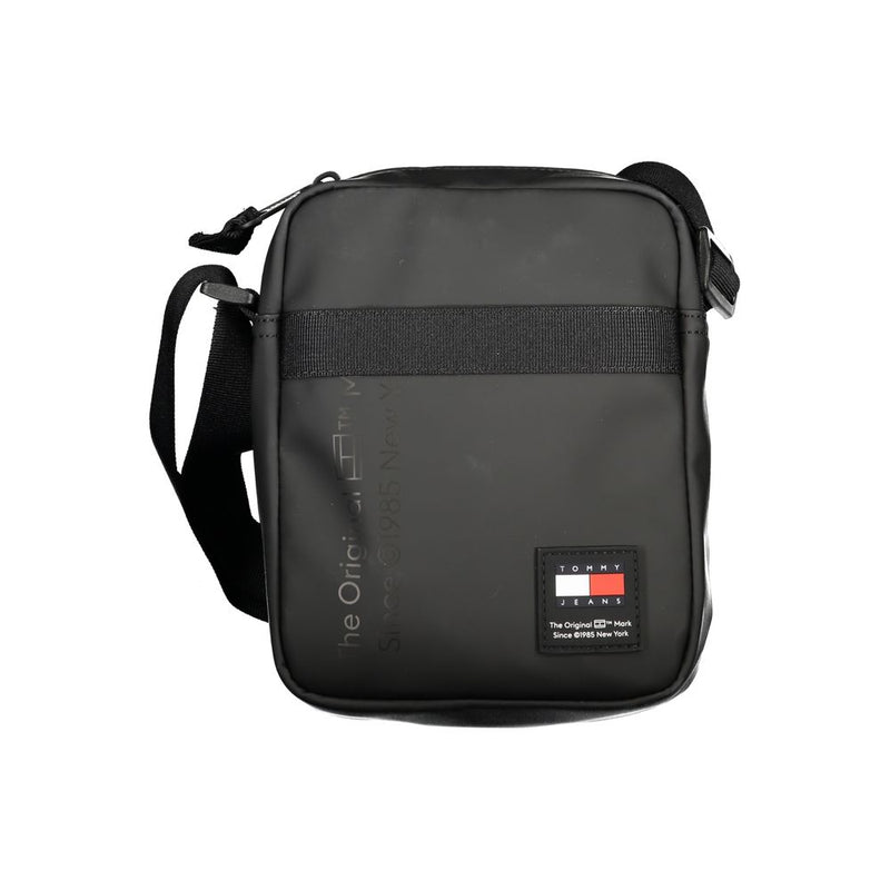 Black Polyethylene Shoulder Bag