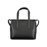 Black Polyester Handbag