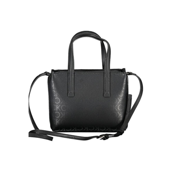 Black Polyester Handbag