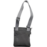 Black Polyester Shoulder Bag