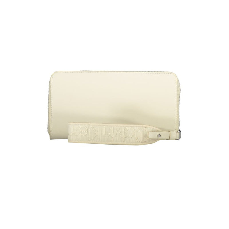 Beige Polyethylene Wallet