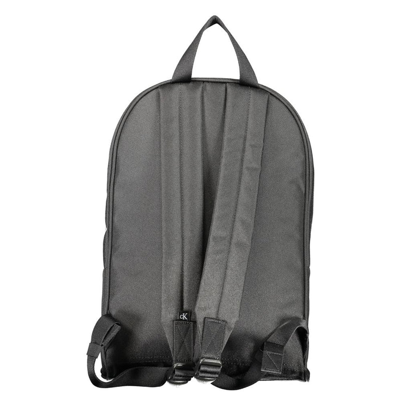 Black Polyester Backpack