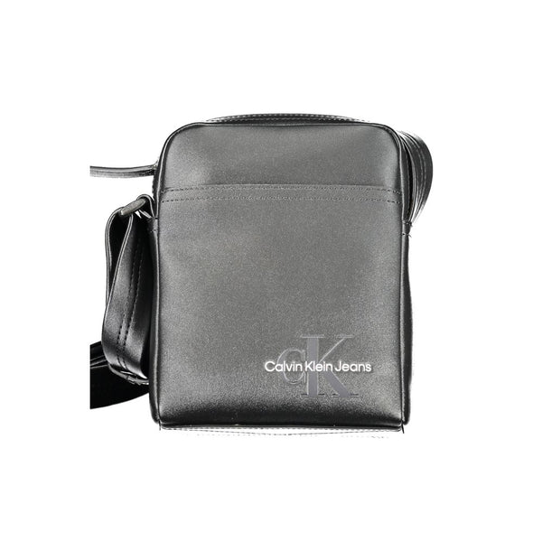 Black Polyethylene Shoulder Bag