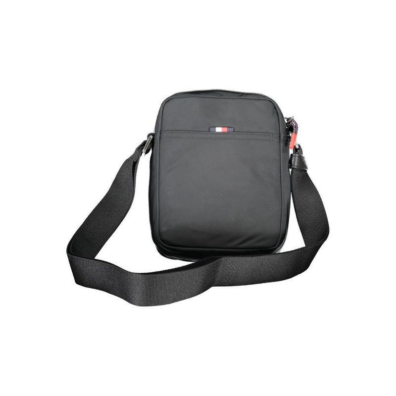 Black Polyester Shoulder Bag