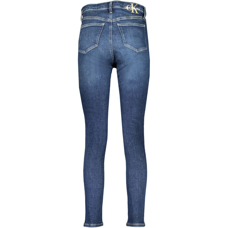 Blue Cotton Jeans & Pant