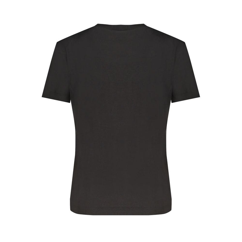 Black Cotton Tops & T-Shirt