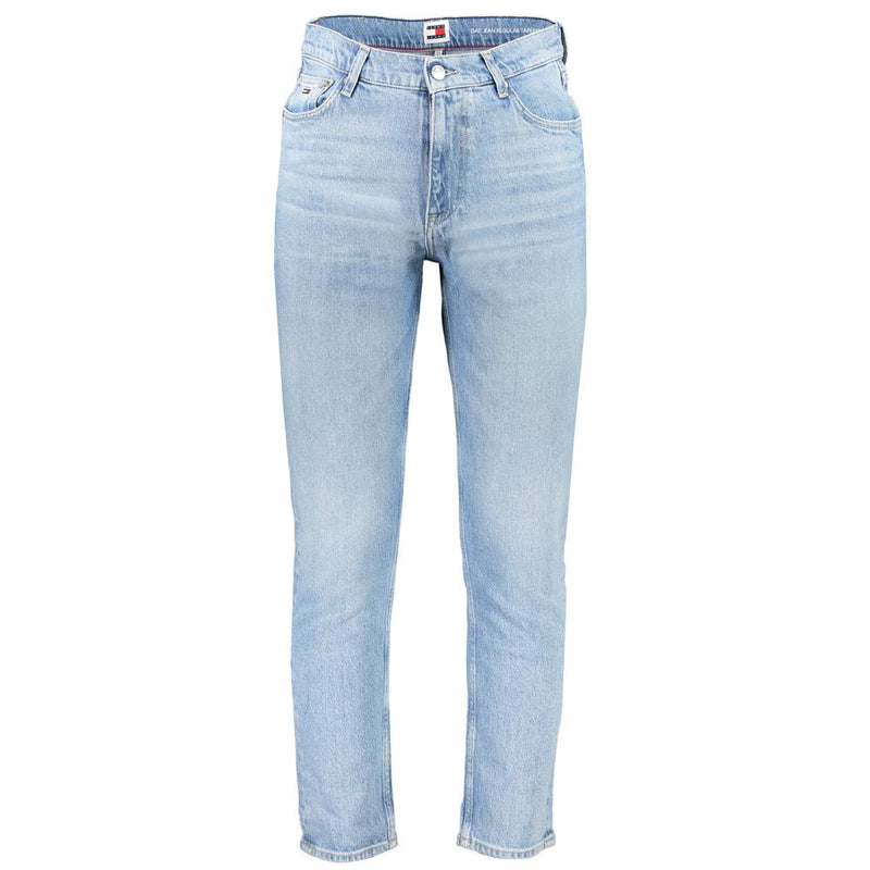 Light Blue Cotton Jeans & Pant