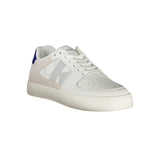 White Polyester Sneaker