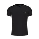 Black Cotton Men T-Shirt