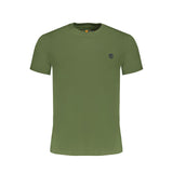 Green Cotton Men T-Shirt