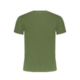 Green Cotton Men T-Shirt