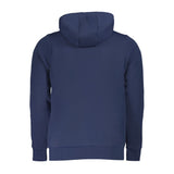 Blue Cotton Mens Hoodie