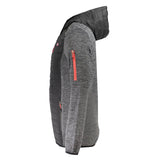 Gray Polyester Men Jacket