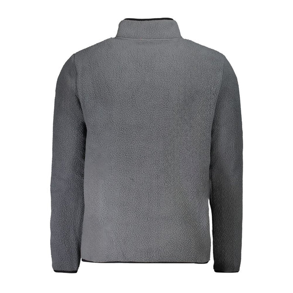 Gray Polyester Men Sweater