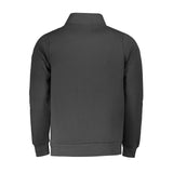 Black Cotton Men Sweater