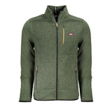 Green Polyester Men Sweater