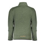 Green Polyester Men Sweater