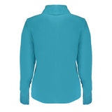 Light Blue Polyester Women Sweater