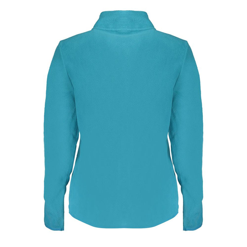 Light Blue Polyester Women Sweater