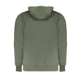 Green Cotton Men Sweater