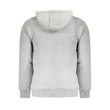 Gray Cotton Mens Hooded Sweater