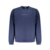 Blue Cotton Men Sweater