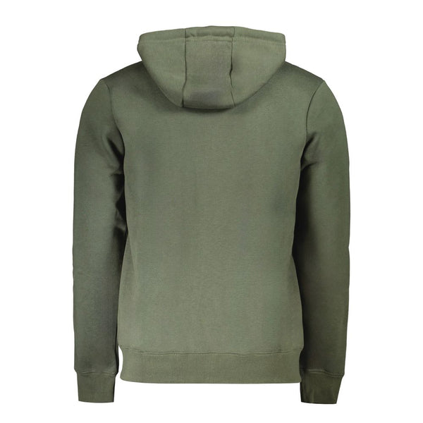 Green Cotton Men Sweater