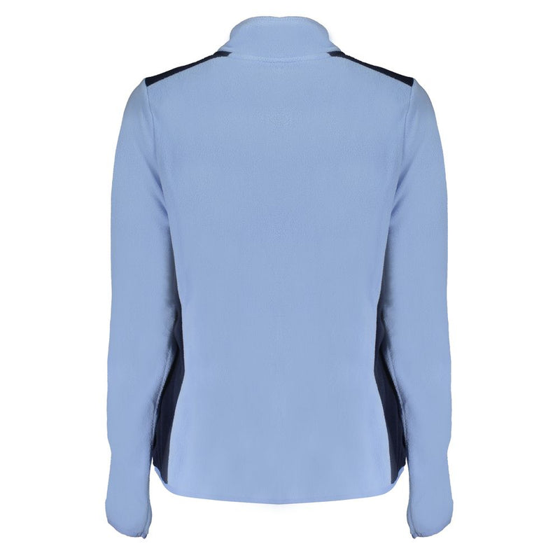 Light Blue Polyester Women Sweater