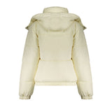 Beige Polyester Women Jacket