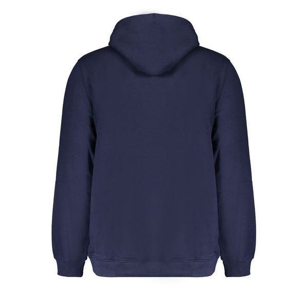 Blue Cotton Men Sweater