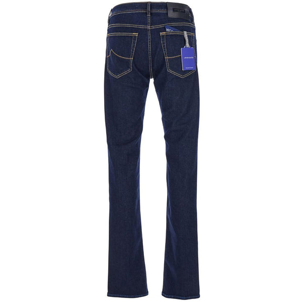 Blue Cotton Jeans & Pant