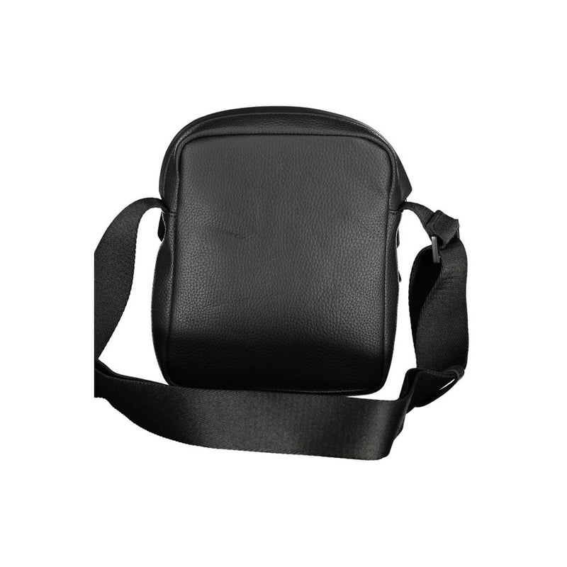 Black Polyester Shoulder Bag