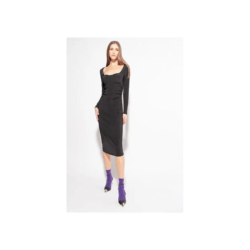 Black Viscose Dress