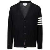 Black Wool Cardigan