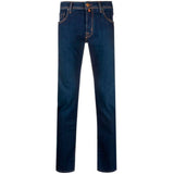 Blue Cotton Men Jeans