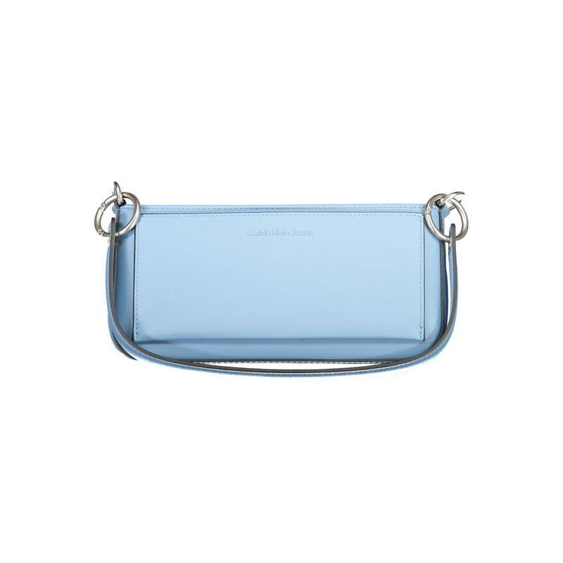 Light Blue Polyethylene Handbag