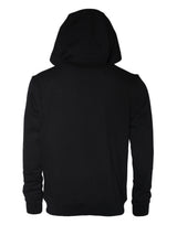 Black Medusa Print Cotton HoodiePullover Sweatshirt Sweater