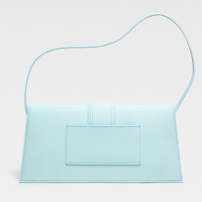 Light Blue Leather Handbag