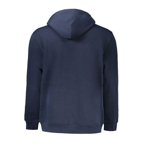 Blue Cotton Men Sweater