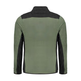 Green Polyester Men Sweater