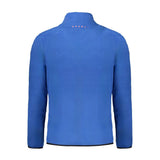 Blue Polyester Men Sweater