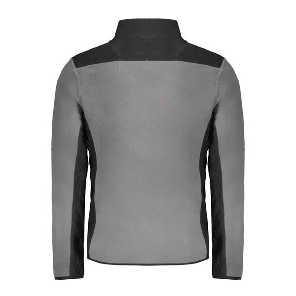 Gray Polyester Men Sweater