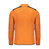 Orange Polyester Men Sweater